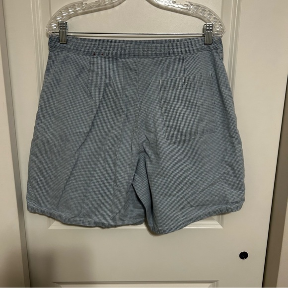 Vintage Gloria Vanderbilt Blue Gingham Wrap Skort Shorts Women’s 14 100% Cotton - Picture 9 of 14